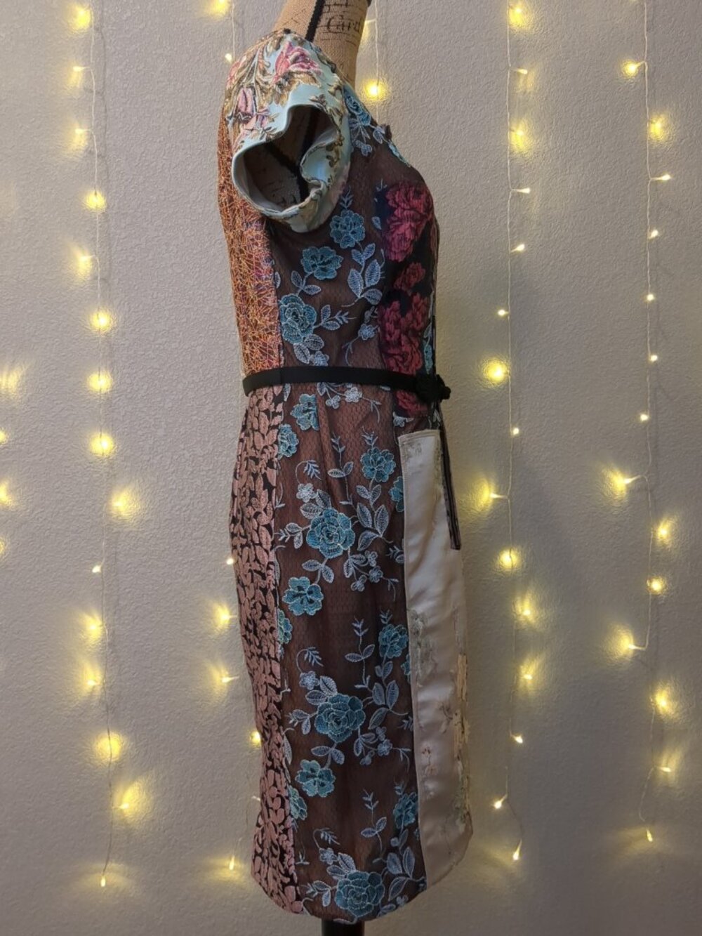 Anthropologie Byron Lars Beguile Pieced Brocade Dress Size 8 - Picture 6 of 13